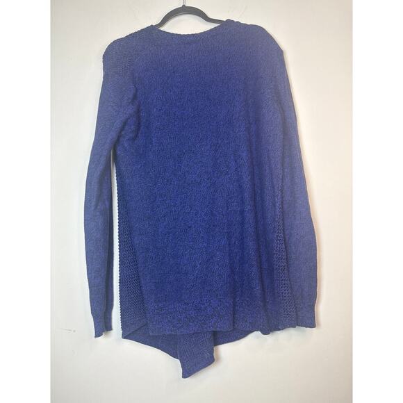 Tribal Cross Over Open Knit Long Sleeve sweater size M funky hipster chic - Picture 4 of 9